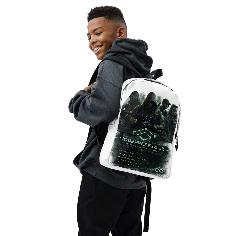 NodePress back pack